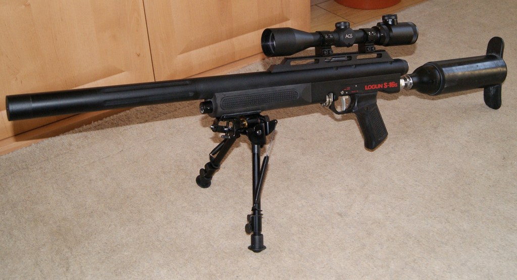 Logun S16s 22 Used Excellent Condition Pre Charged Pneumatic Air Rifle From Hove East 8772